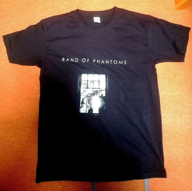 Black Band of Phantoms T-shirt with a window print